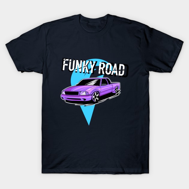 Funky road T-Shirt by RYZWORK